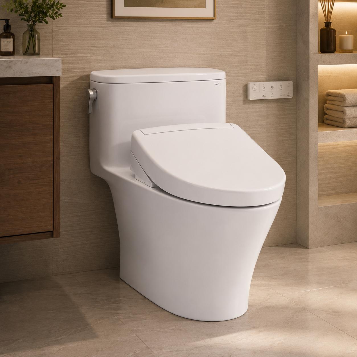 Toto Nexus Washlet+ S5 One-Piece Toilet