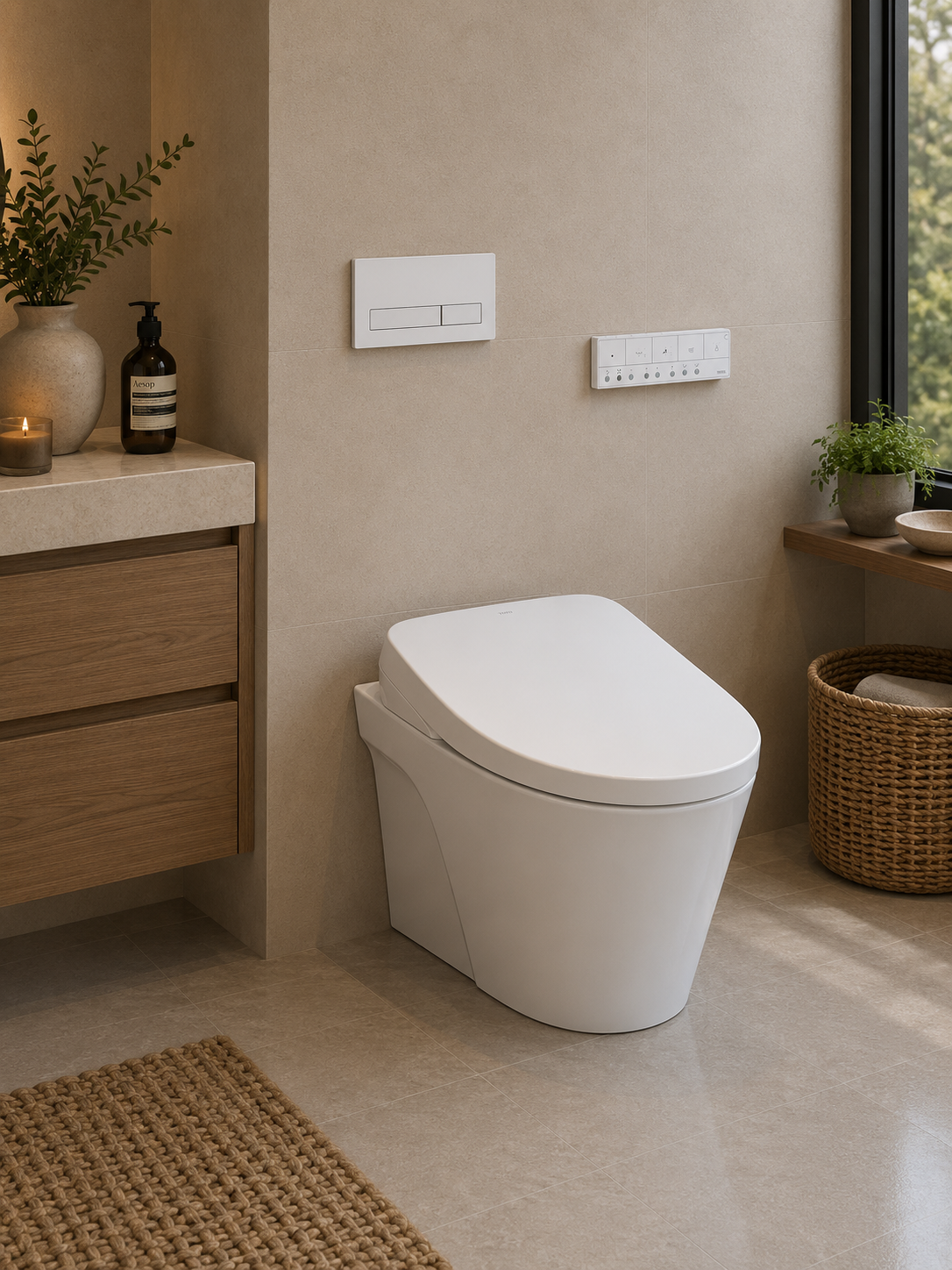 Toto AP Washlet+ S7 Wall-Hung Toilet