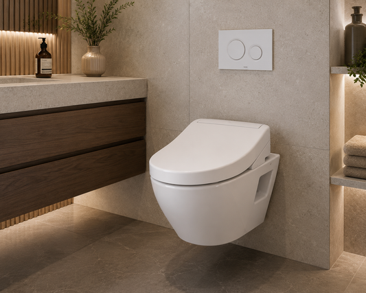 Toto EP Washlet+ S5 Wall-Hung Toilet