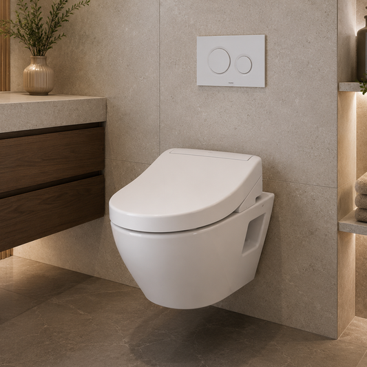 Toto EP Washlet+ S5 Wall-Hung Toilet
