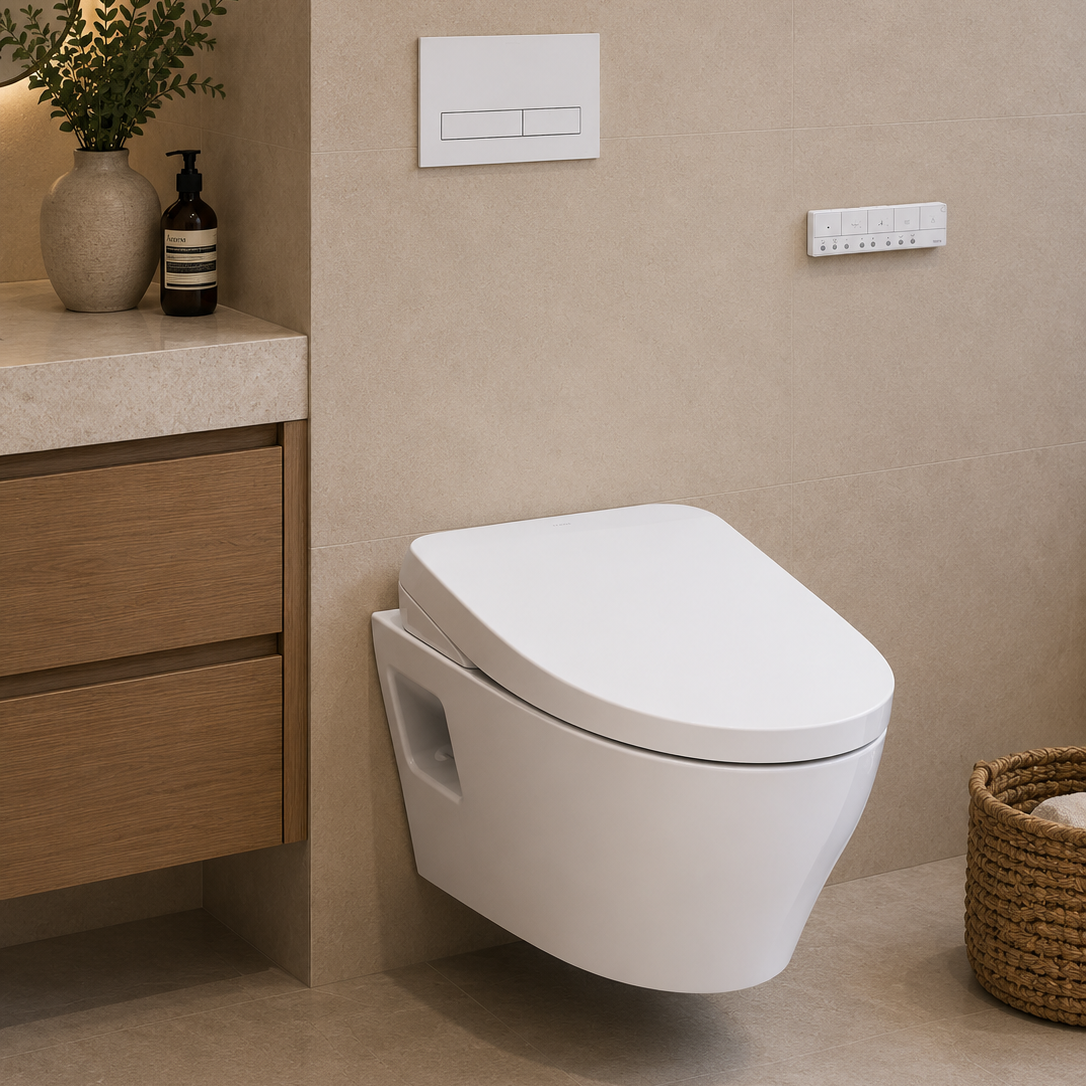 Toto EP Washlet+ S7 Wall-Hung Toilet