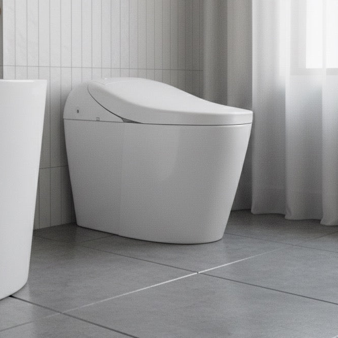 Toto G5A Dual Flush Integrated Smart Bidet Toilet
