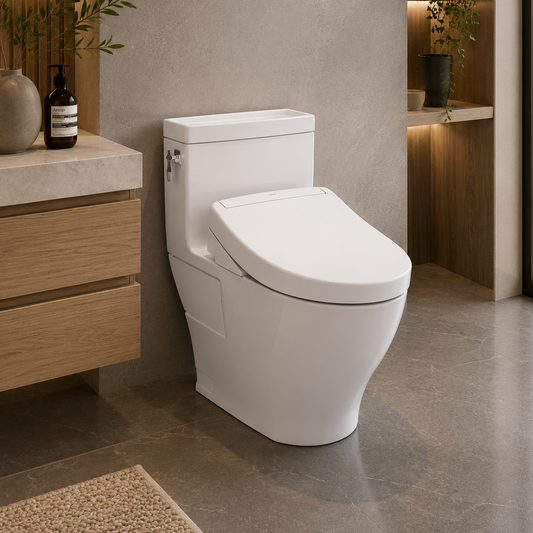 Toto Aimes Washlet+ S5 One-Piece Toilet