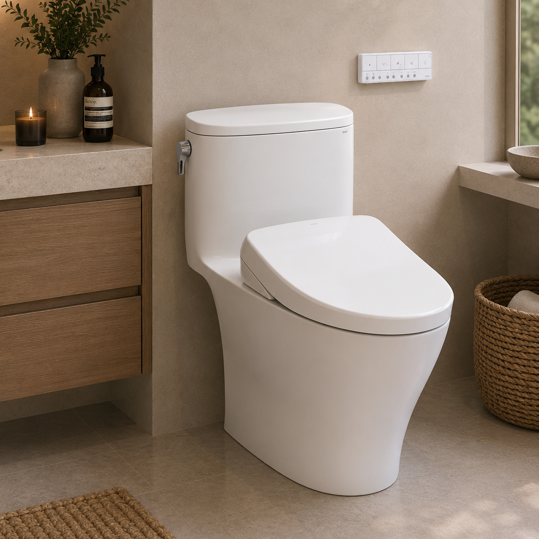 Toto Nexus Washlet+ S7 One-Piece Toilet