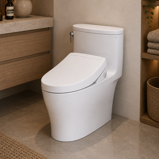 Toto Aurora Washlet+ S5 One-Piece Toilet
