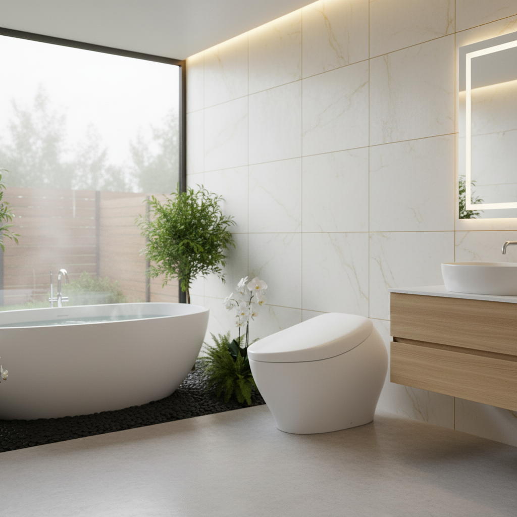 Toto Neorest NX1 Dual Flush Integrated Smart Bidet Toilet