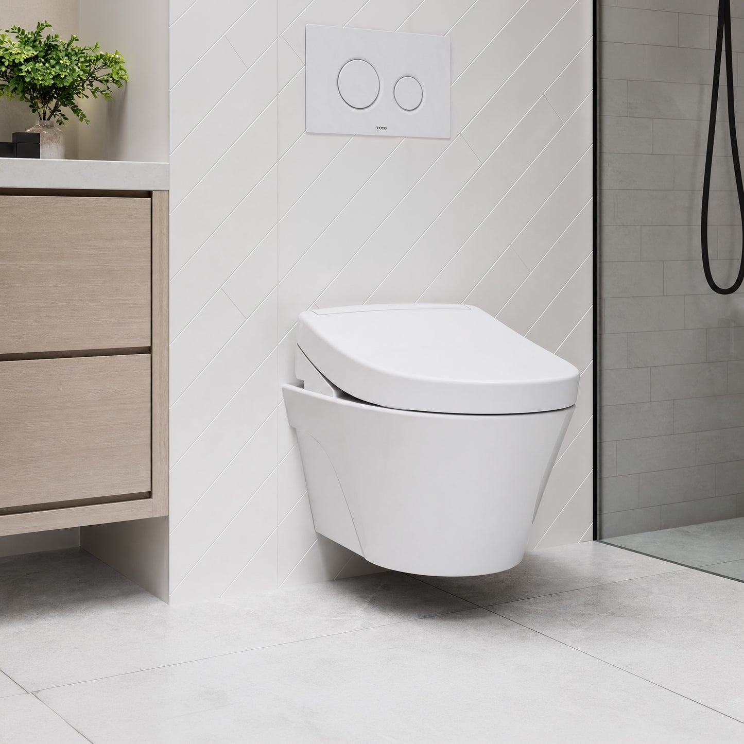 Toto AP Washlet+ S5 Wall-Hung Toilet